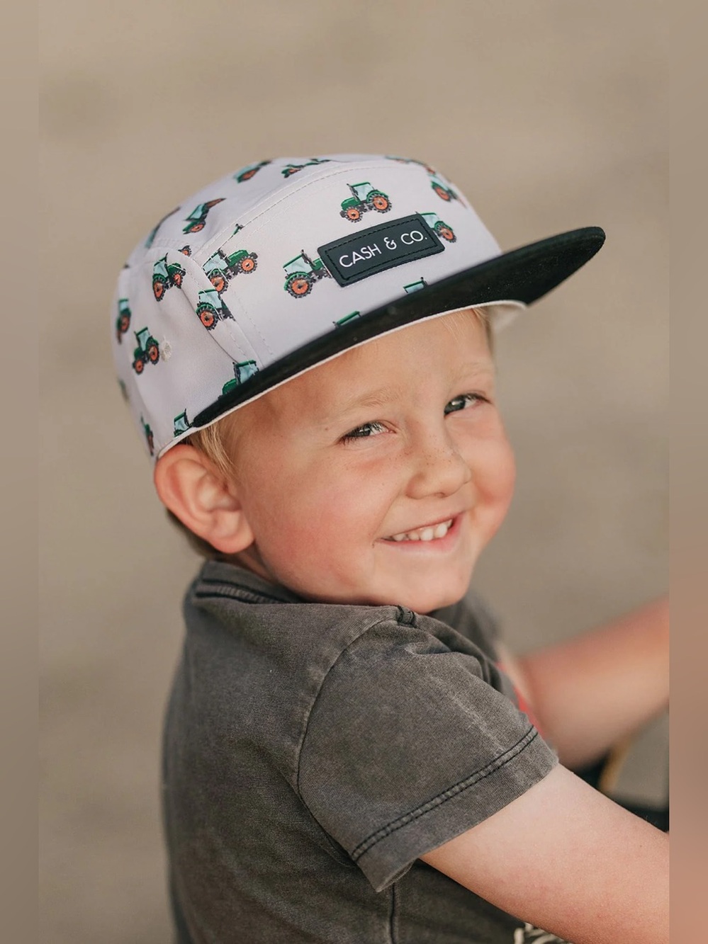 Cash & Co Tractor SnapBack Kids Hat (Medium/Large) - Picture 2 of 6